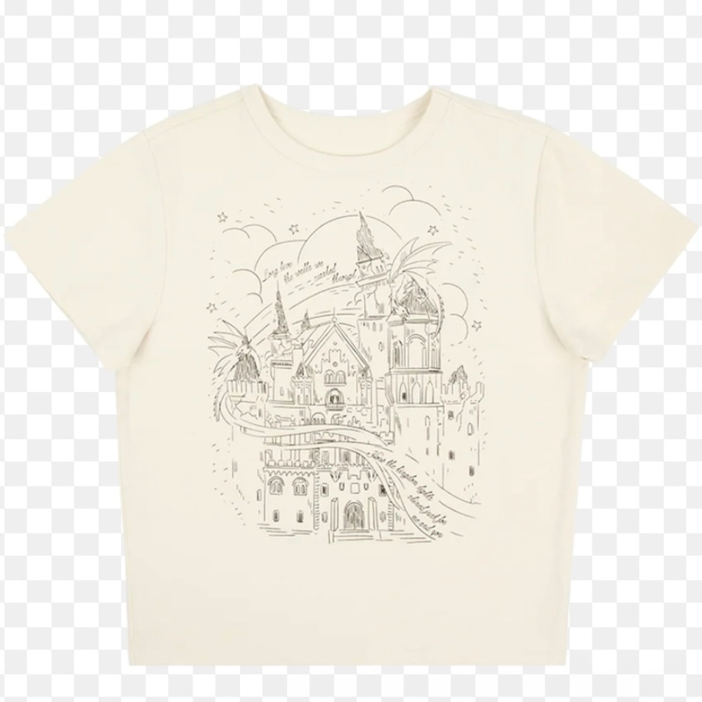 Taylor Swift “How the Kingdom Lights Shined” Cream Baby T-Shirt, Size Small